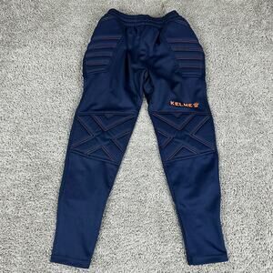 Kelme Pants Youth 6 Goalkeeper Goalie Blue Soccer Padded Futbol Kids